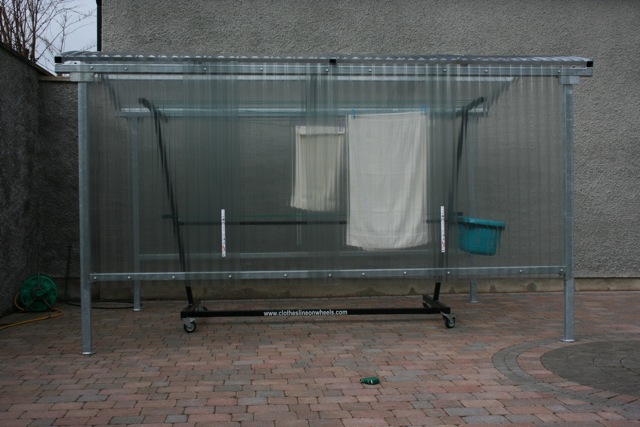 Clothes Line On Wheels - For All Your Washing Needs. Mobile